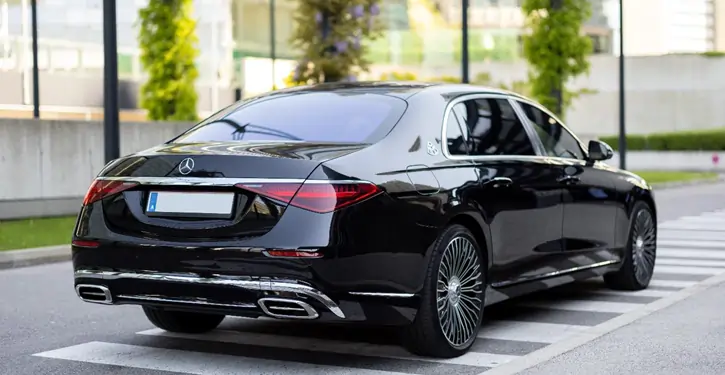 mb maybach rear view slider two
